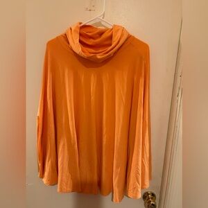 J Crew orange cape sweatshirt - VGUC